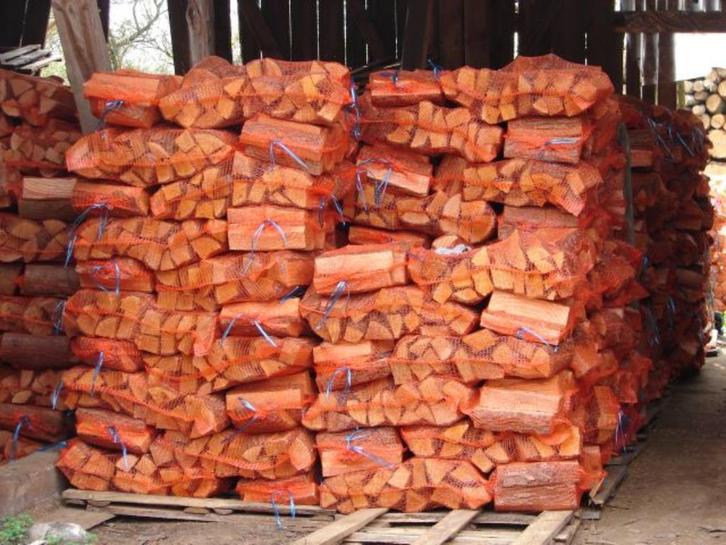 Haardhout Netzakkken, Tuin en Terras, Haardhout, Beukenhout, Ophalen