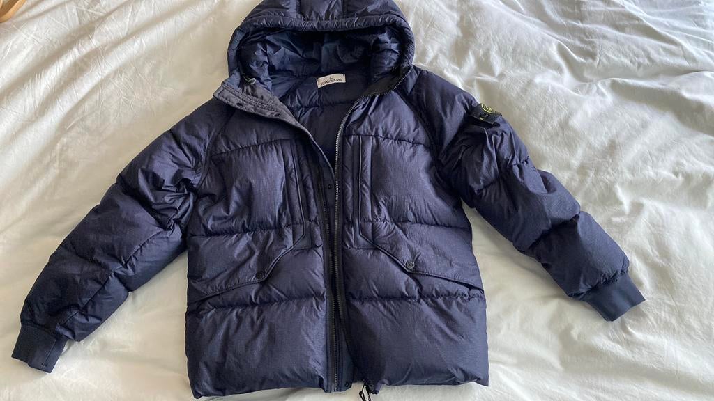 Stone island winterjas, Kleding | Heren, Jassen | Winter, Blauw, Ophalen of Verzenden, Maat 46 (S) of kleiner, Stone Island