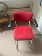 Vintage Gispen buis stoel chroom, Gebruikt, Ophalen of Verzenden, Metaal, Eén