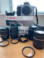 Canon EOS 300D met div. toebehoren, Audio, Tv en Foto, Fotografie | Lenzen en Objectieven, Toebehoren, Gebruikt, Zoom, Ophalen