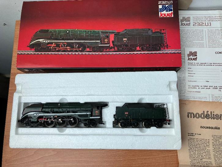 Jouef 232 u.1, Hobby en Vrije tijd, Modeltreinen | H0, Zo goed als nieuw, Locomotief, Gelijkstroom, Jouef, Analoog, Ophalen