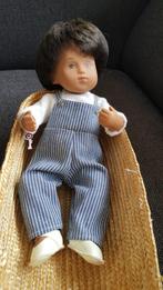 Vintage Sasha pop baby 510, in mandje, Verzamelen, Ophalen, Zo goed als nieuw, Pop