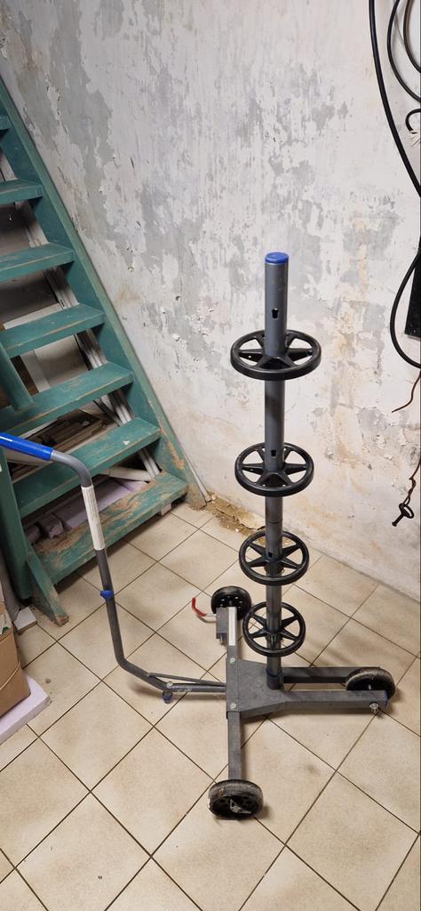 Mobiele Wielhouder met Trolley, Auto diversen, Velgenbomen, Gebruikt, Ophalen of Verzenden