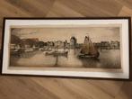 Oud Rotterdam Blaak Schilderij, Antiek en Kunst, Kunst | Etsen en Gravures, Ophalen