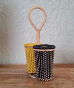 Vintage jaren 60 flessenrek, Ophalen of Verzenden, Zo goed als nieuw, Minder dan 5 flessen, Minder dan 50 cm