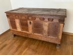 Dekenkist, Huis en Inrichting, Woonaccessoires | Kisten, Ophalen, Gebruikt, 100 tot 150 cm, Eikenhout