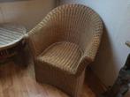 2 Rieten kuipstoelen gratis, Ophalen, Gebruikt, Twee, Bruin