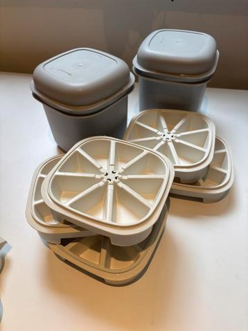 Tupperware ijsklontjesmaker met Opbergbakjes - Set van 7 beschikbaar voor biedingen