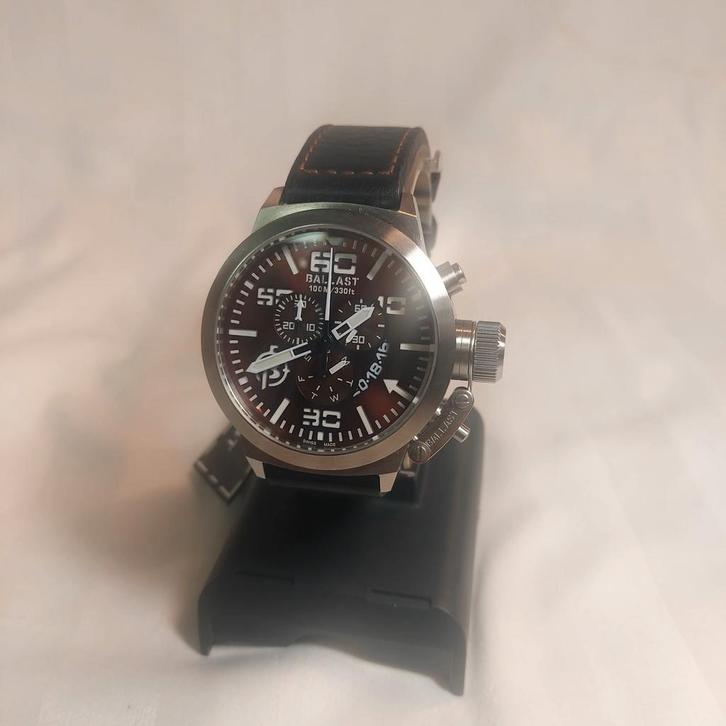 Ballast chronograaf herenhorloge- Nieuw, Sieraden, Tassen en Uiterlijk, Horloges | Heren, Nieuw, Polshorloge, Overige merken, Staal