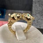 14k gouden ring panter model nieuw, Ophalen of Verzenden, Nieuw, Goud, Dame