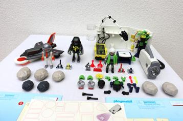 Playmobil Agents detectorjet (4877) en Robo-gang lab (4880) beschikbaar voor biedingen