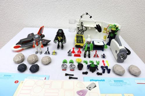 Playmobil Agents detectorjet (4877) en Robo-gang lab (4880), Kinderen en Baby's, Speelgoed | Playmobil, Zo goed als nieuw, Complete set