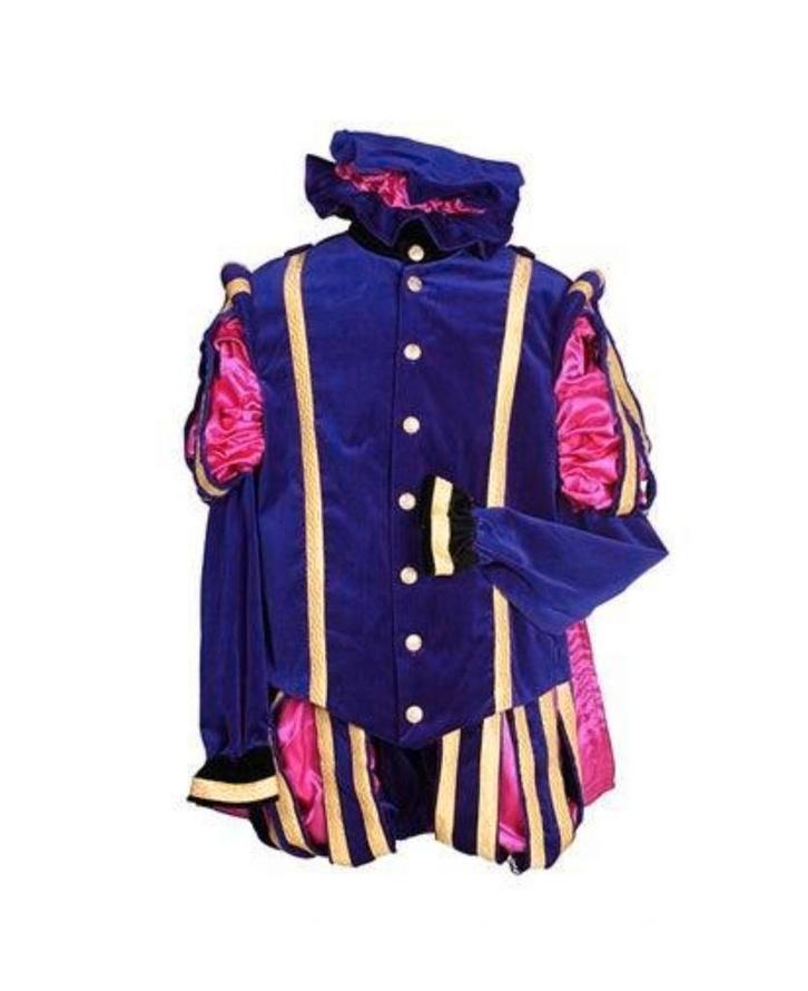 Gezocht!! De roze en paarse pietenpakken te koop., Diversen, Sinterklaas, Zo goed als nieuw, Ophalen of Verzenden