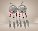 Mooie LANGE Native American stijl veren oorbellen!, Overige materialen, Verzenden, Zo goed als nieuw, X