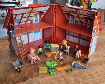Playmobil meeneem boerderij  beschikbaar voor biedingen