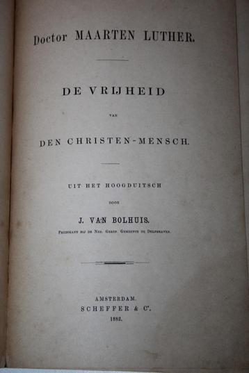 Kohlbrugge/Luther/Van Bolhuis - Twee werken (1892/1882) beschikbaar voor biedingen
