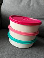 Tupperware 3 ronde bakjes maat C, Ophalen of Verzenden, Zo goed als nieuw, Bak of Kom