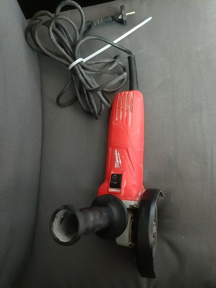 Milwaukee haakse slijper 1.000W 125mm, Doe-het-zelf en Verbouw, Gereedschap | Slijpmachines, Gebruikt, Haakse handslijpmachine