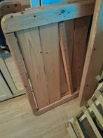 Eenpersoonsbed - Houten frame, Ophalen, Gebruikt, 25 tot 50 mm, Grenen