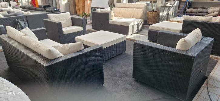 Bellagio tuinset / loungeset, Tuin en Terras, Tuinsets en Loungesets, Gebruikt, Kunststof, Bank, Hocker, Ophalen