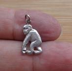 zilveren bedel/hanger aap [605], Overige merken, Verzenden, Zo goed als nieuw, 1 bedel