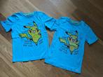 2 tshirts Pokémon / Pikachu Gotta catch ‘em all maat 134, Ophalen of Verzenden, Gebruikt, Jongen, Shirt of Longsleeve