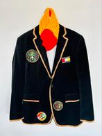 Luxe fluwelen Oeteldonk herenjas, Kleding | Heren, Carnavalskleding en Feestkleding, Maat 52/54 (L), Carnaval, Oeteldonk, Ophalen of Verzenden