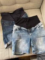 2 zwangerschaps korte broek, Kleding | Dames, Positiekleding, Ophalen, H&M, Blauw, Maat 36 (S)