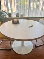 Zware, stevige bureautafel – 140 cm, Ophalen, Gebruikt, 100 tot 150 cm, Rond
