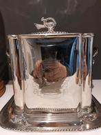 Luxe wijnkoeler voor 1 fles, verzilverd messing, Antiek en Kunst, Ophalen of Verzenden