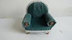 Fauteuil poppenhuis, prachtige stoel stof, Ophalen of Verzenden