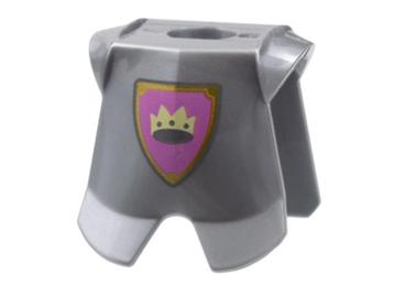 Lego Castle Harnas Lion Knights, Flat Silver Minifigure Armo beschikbaar voor biedingen