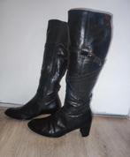 Ravelli leren knielaarzen maat 40, Hoge laarzen, Verzenden, Zwart, Gedragen