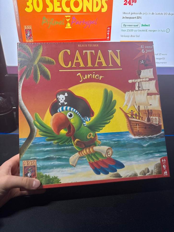 Catan Junior - Nieuw & Geseald - Vanaf 6 jaar, Hobby en Vrije tijd, Gezelschapsspellen | Bordspellen, Nieuw, Drie of vier spelers