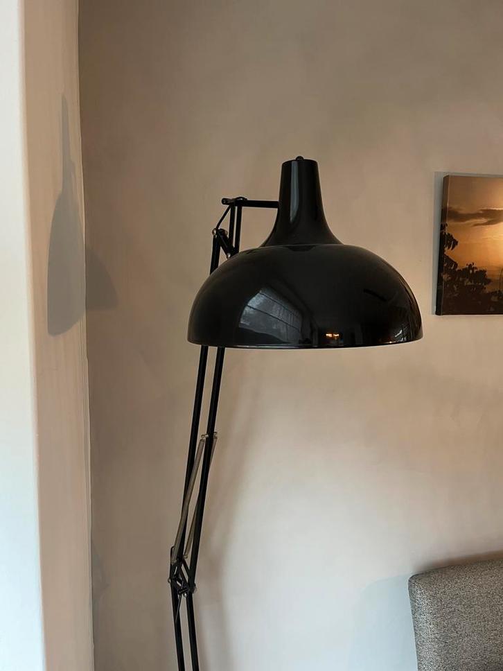 Verstelbare Schemerlamp, Huis en Inrichting, Lampen | Vloerlampen, Gebruikt, 150 tot 200 cm, Metaal, Ophalen