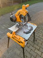 DeWalt DW743N flipover zaag, Doe-het-zelf en Verbouw, Gereedschap | Zaagmachines, Ophalen, Zo goed als nieuw, 1200 watt of meer