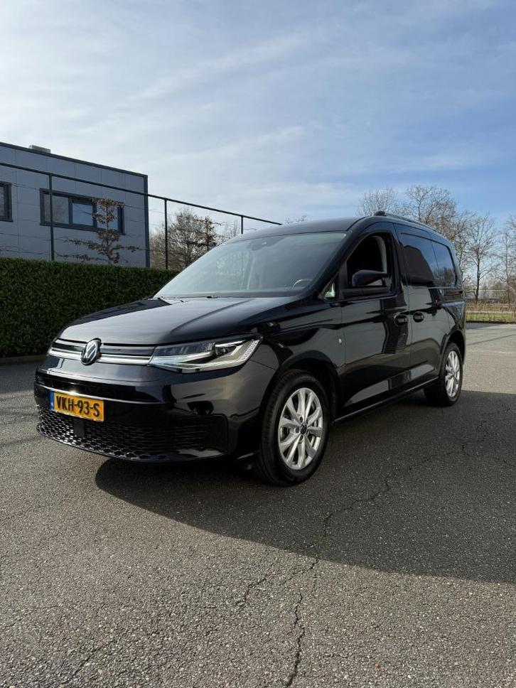 VW Caddy Marge! 2.0 TDI 2x schuif 2021 Zwart, Auto's, Bestelauto's, Bedrijf, ABS, Achteruitrijcamera, Adaptieve lichten, Adaptive Cruise Control