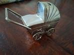 Verzilverde spaarpot kinderwagen, Ophalen of Verzenden