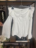Playsuit met flared mouwen pakje, Kleding | Dames, Jumpsuits, Ophalen of Verzenden, Zo goed als nieuw, Maat 38/40 (M), Wit