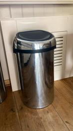 Brabantia Touch Bin prullenbak 60 liter, Ophalen, Overige materialen, 50 tot 75 cm, 40 liter of meer