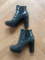 Donker Petrol lak hogan laarsjes maat 38, Ophalen of Verzenden, Zo goed als nieuw, Blauw