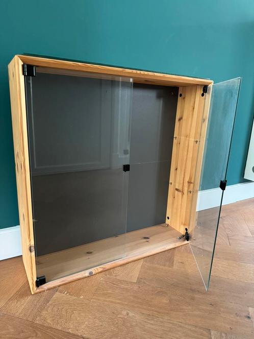 Ikea Nornas vitrinekast zgan, Huis en Inrichting, Kasten | Vitrinekasten, Zo goed als nieuw, Minder dan 100 cm, 50 tot 100 cm