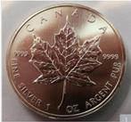 Canada - 5 dollar 1990 Maple leaf ( 1 OZ ), Postzegels en Munten, Munten | Amerika, Verzenden, Noord-Amerika, Losse munt, Zilver