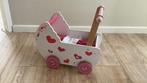 Houten poppenwagen, Kinderen en Baby's, Speelgoed | Houten speelgoed, Ophalen, Duw- of Trekspeelgoed
