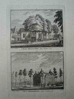 303-304 / Heemstede en  Huis Berkenrode   Kopergravure 1750, Antiek en Kunst, Kunst | Etsen en Gravures, Ophalen of Verzenden