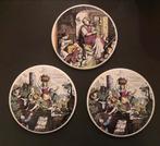 Te koop 3x vintage tegels doorsnee 16 cm., Ophalen of Verzenden