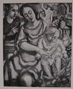 Hubert Bekman Inktets vrouwen en kinderen limburg NHS, Antiek en Kunst, Kunst | Etsen en Gravures, Verzenden