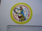 sticker oud Grapjassen carnaval club cv oeteldonk strip retr, Verzenden, Zo goed als nieuw, Bedrijf of Vereniging