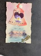 Ansichtkaart perkament, Bonne Fete, Verzamelen, Verzenden, 1920 tot 1940, Gelopen, Overige thema's