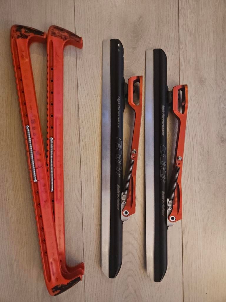 Evo klapijzers 17" high performance - skeeler brug 165/195, Sport en Fitness, Overige merken, Klapschaats, Ophalen of Verzenden